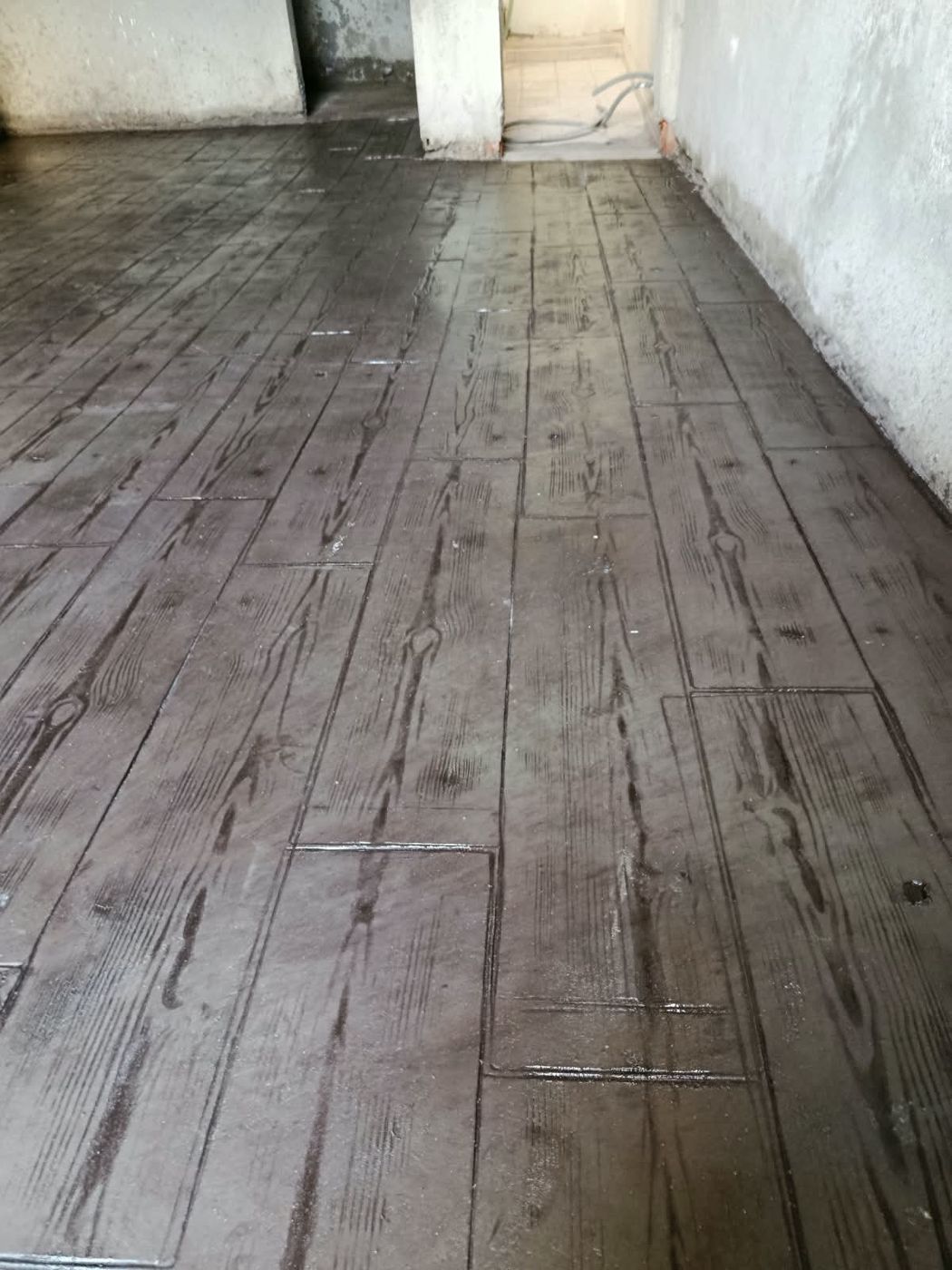 Planches de bois, vue d'ensemble